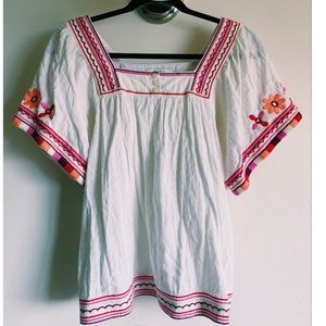 MADEWELL embroidered blouse